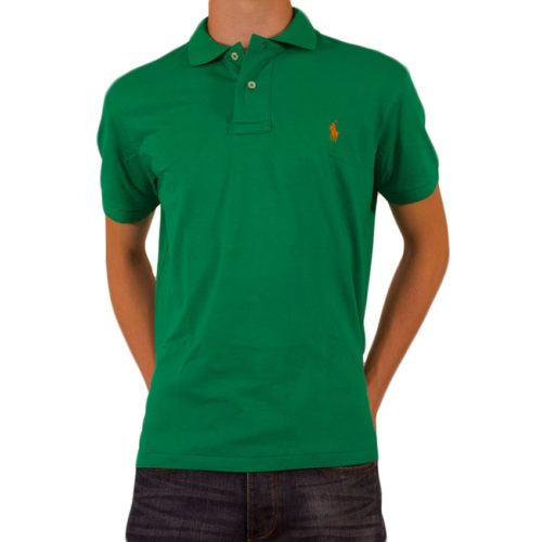 Ralph Lauren - Custom Fit Mesh Polo Shirt - Green