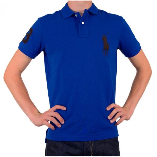 Polo Ralph Lauren - Slim Fit Mesh Polo Shirt - Blue Royal