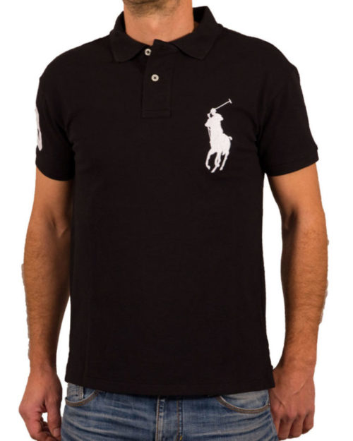 Polo Ralph Lauren - Slim Fit Mesh Polo Shirt - Black