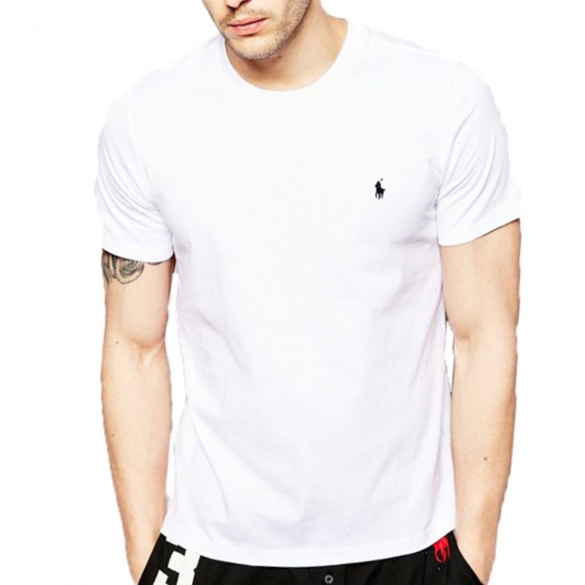 Ralph Lauren - Custom Fit T-Shirt - White Ralph Lauren - Custom Fit T-Shirt - White