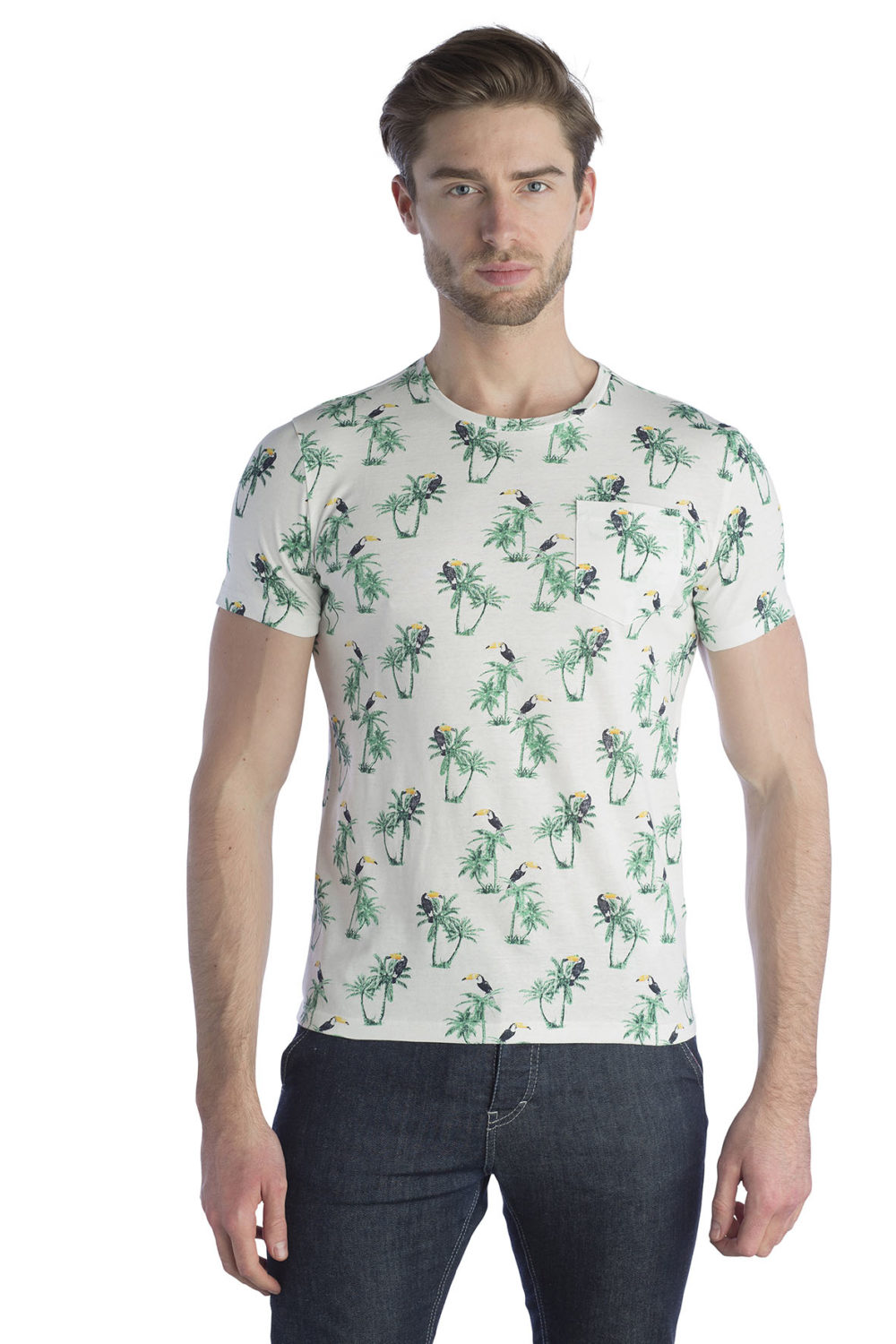 Fresh Brand T-shirt 062 Optic White Fresh Brand T-shirt 062 Optic White